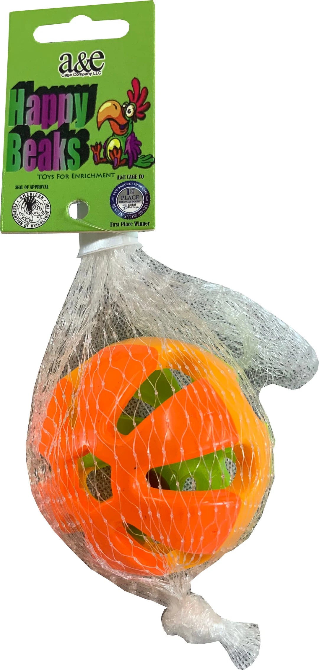 Round Rattle Foot Bird Toy