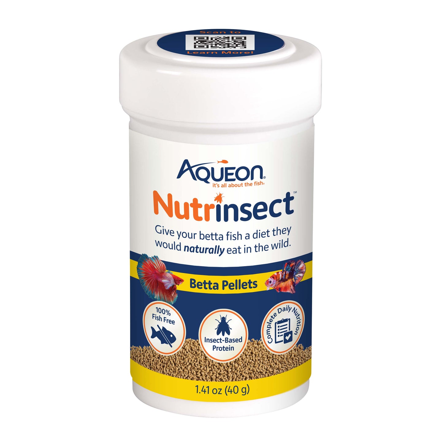 Aqueon Nutrinsect Betta Pellets