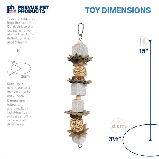 Lava Cubes & Spheres Bird Toy