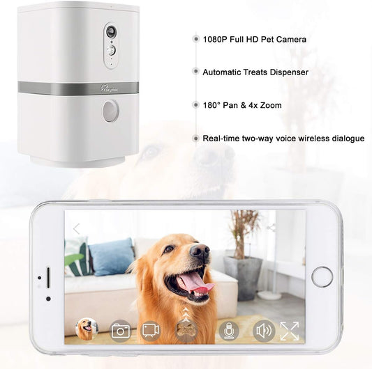 Skymee Petalk Pet Camera & Treat Dispenser