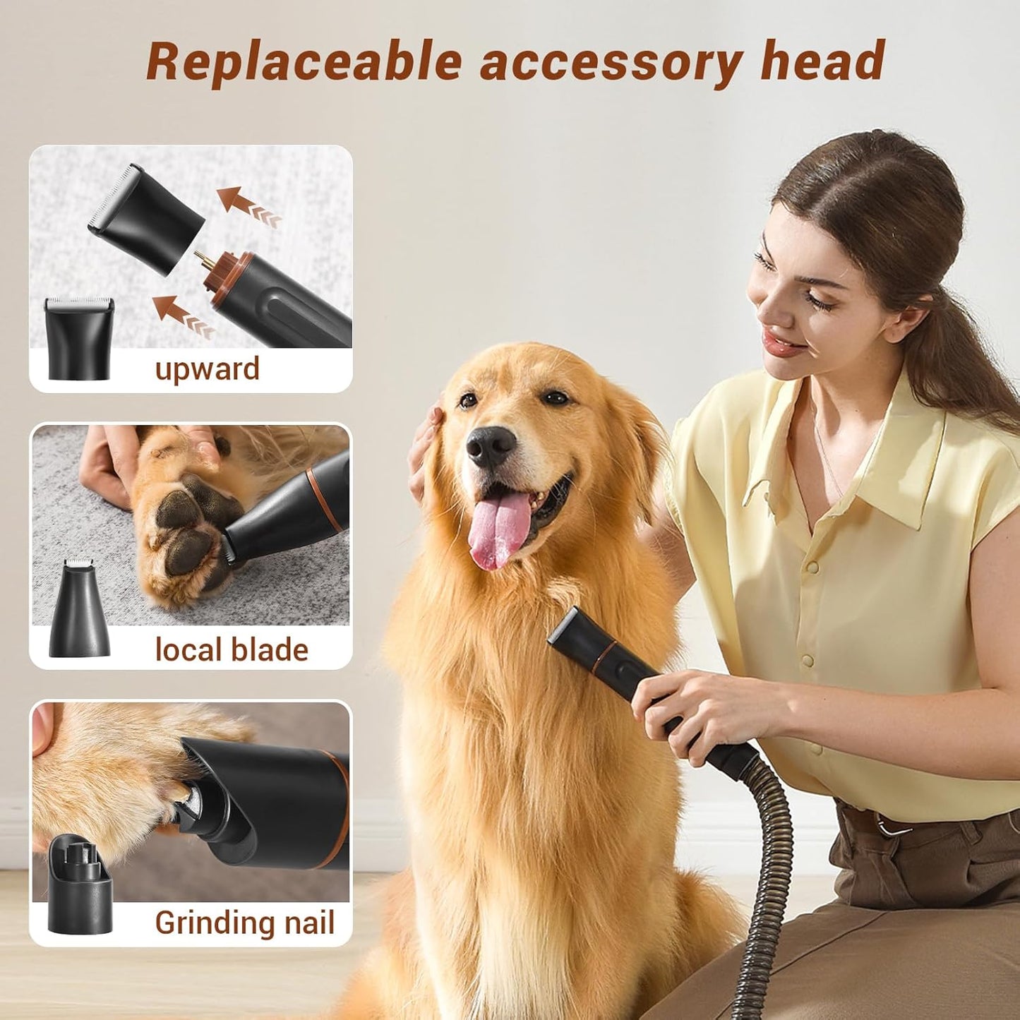 Bunfly Pet Grooming Kit & Vacuum