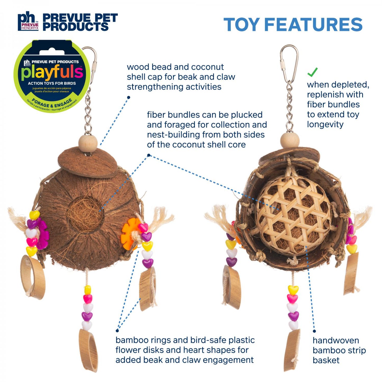 Thread Catcher Bird Toy