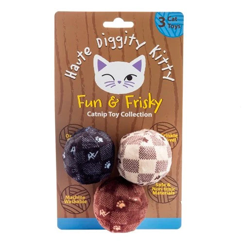 Kitty Vuiton Checker Balls