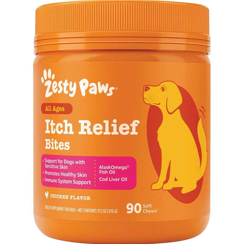 Zesty Paws Itch Relief Bites