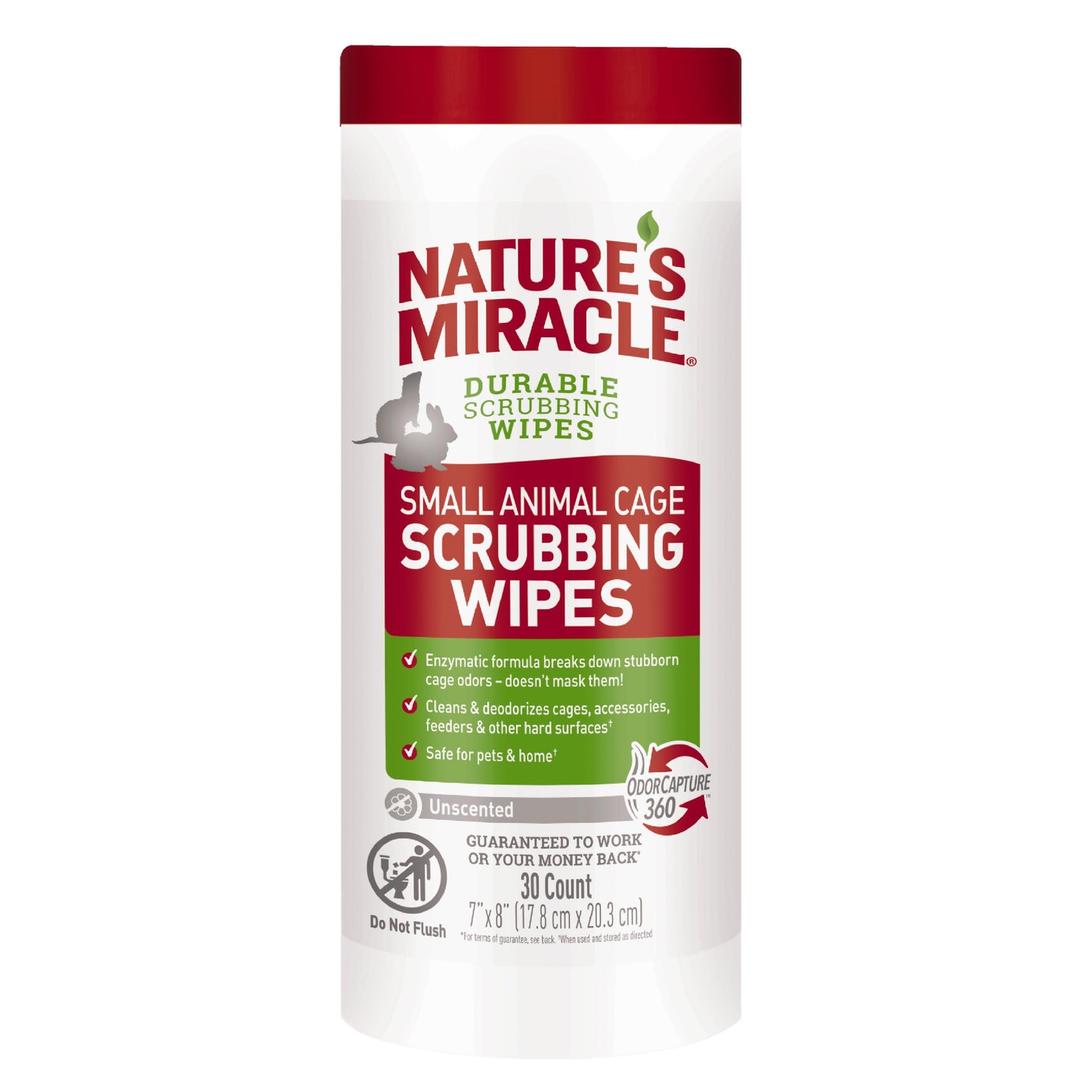 Nature's Miracle Small Animal Cage Scrubbing Wipes
