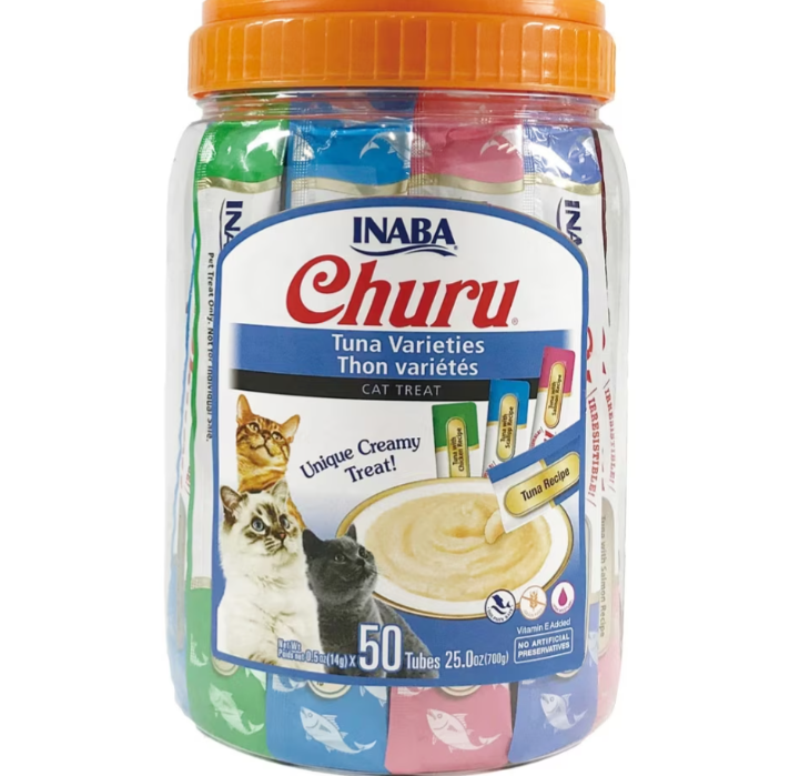 Churu Puree Cat Treats 50ct Variety Pack