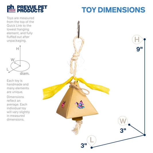 Plucky Pyramid Bird Toy