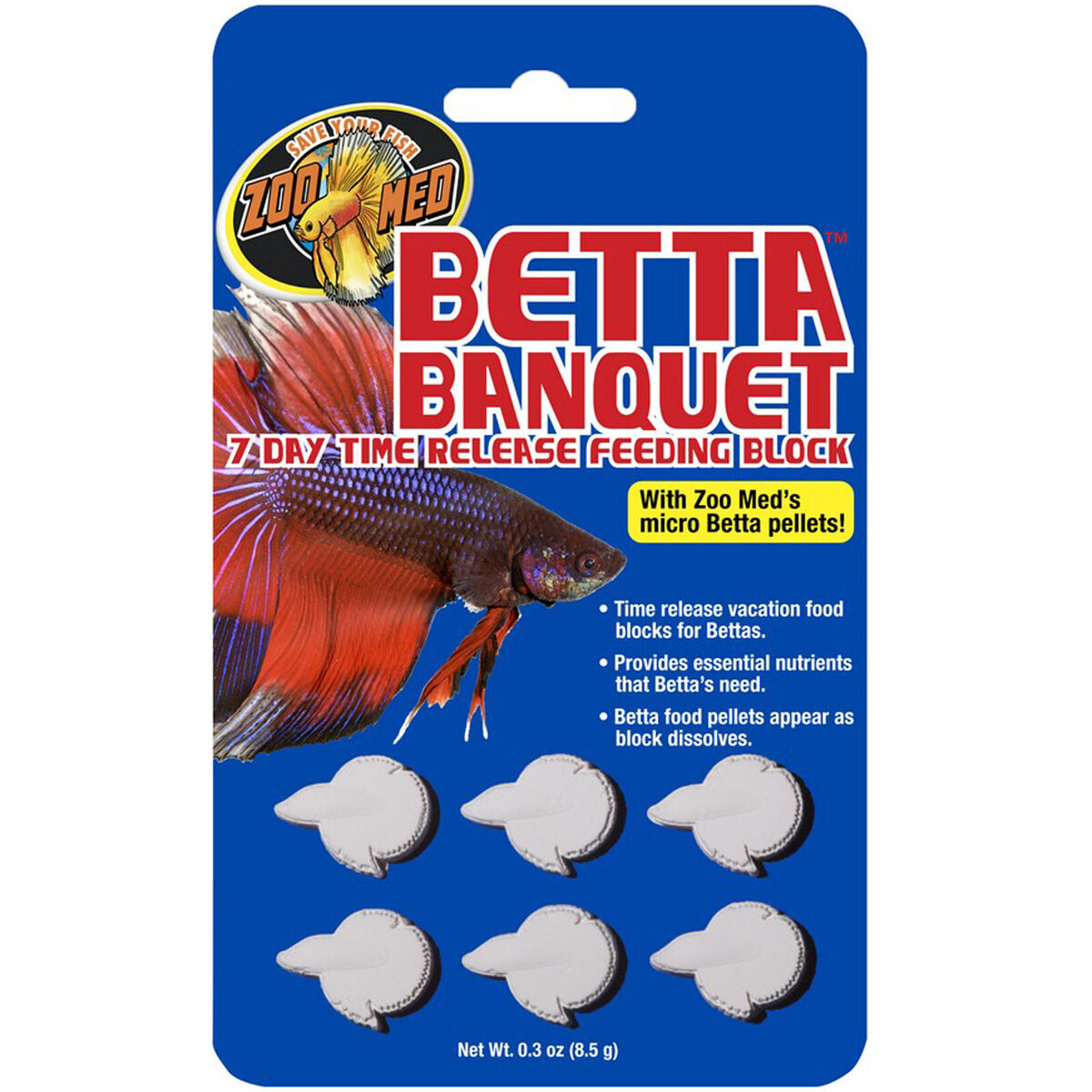 Betta Banquet 7 Day Time Release Feeding Block