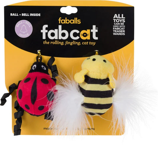 FabCat Faball Lady Bug and Bumblebee