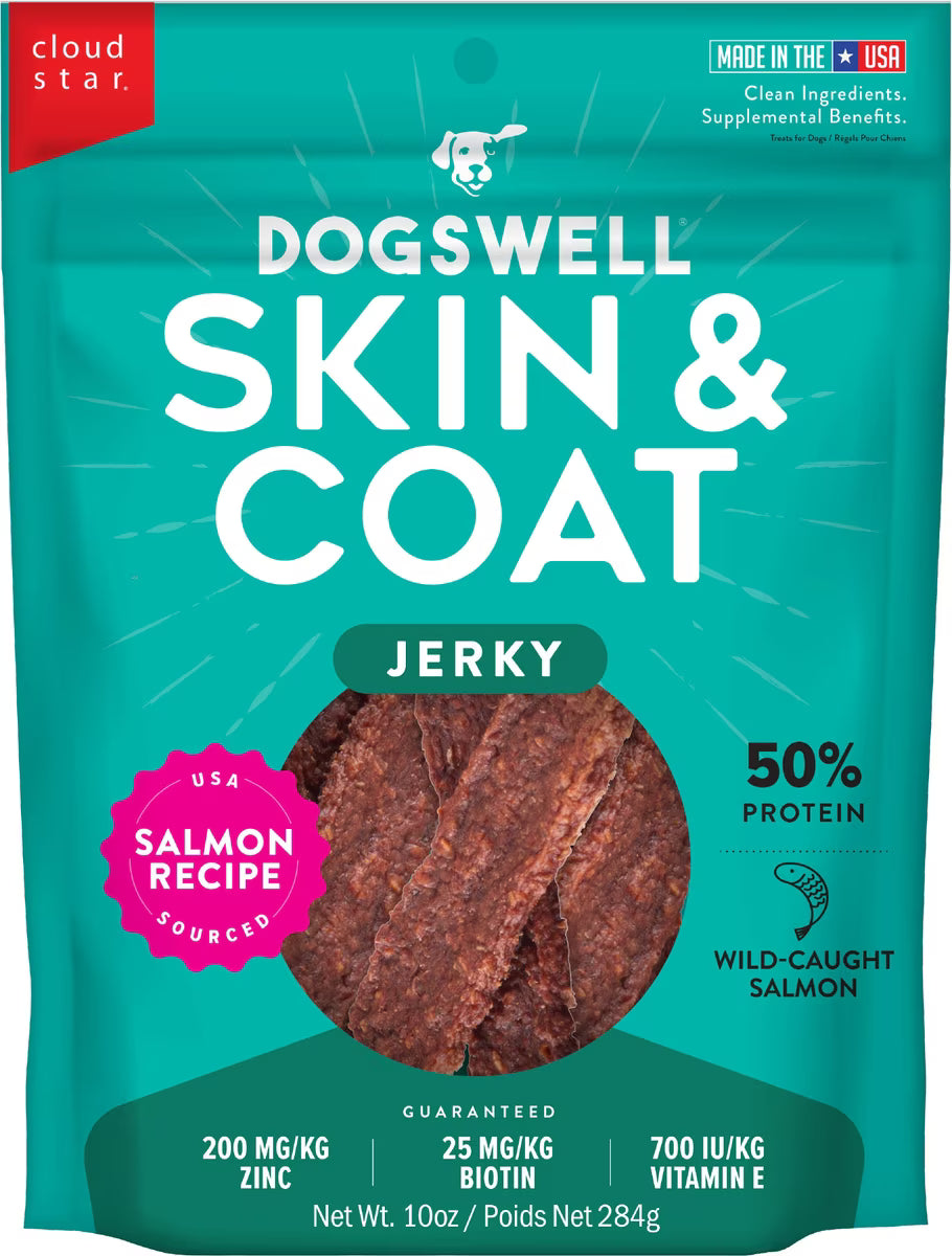 Dogswell Skin & Coat Salmon Jerky