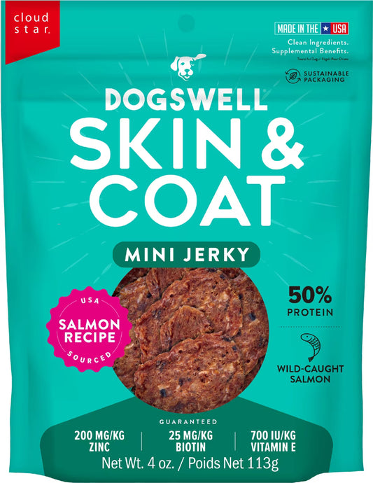 Dogswell Skin & Coat Salmon Jerky