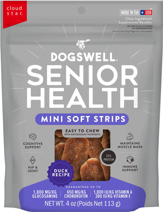 Dogswell Lifestages Senior Health Duck Jerky