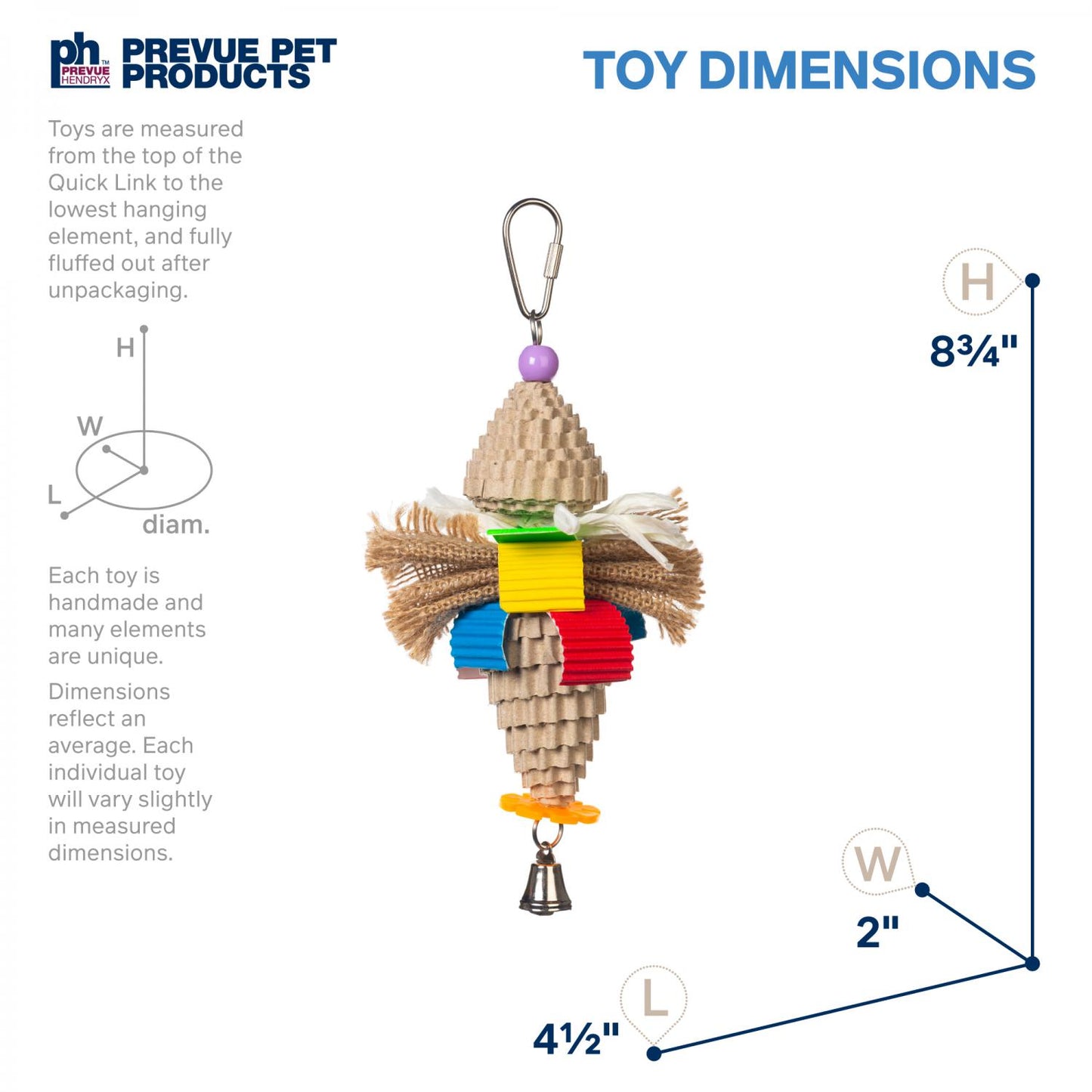 Mr. Mustache Bird Toy