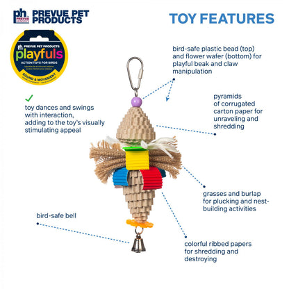 Mr. Mustache Bird Toy