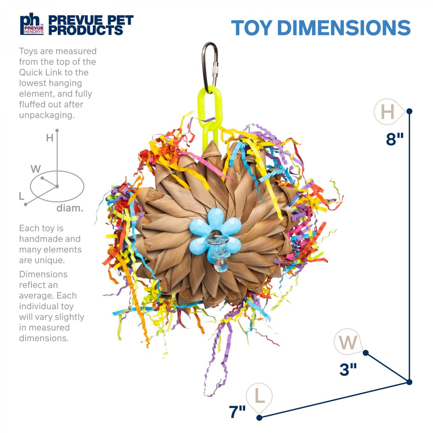 Preening Wheel Bird Toy