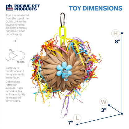 Preening Wheel Bird Toy