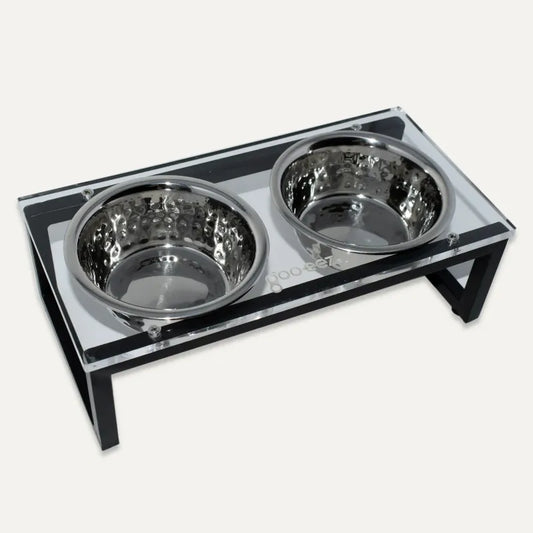 Goo-eez Acrylic & Iron Double Feeder