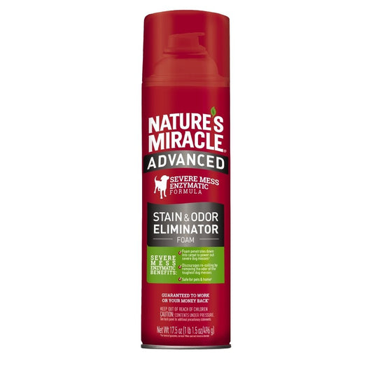 Nature's Miracle Advanced Stain & Odor Eliminator Foam for Dogs