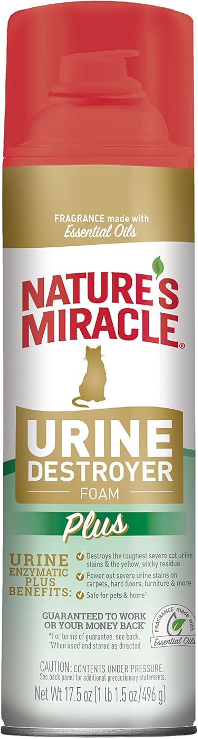 Nature's Miracle Urine Destroyer Foam for Cats