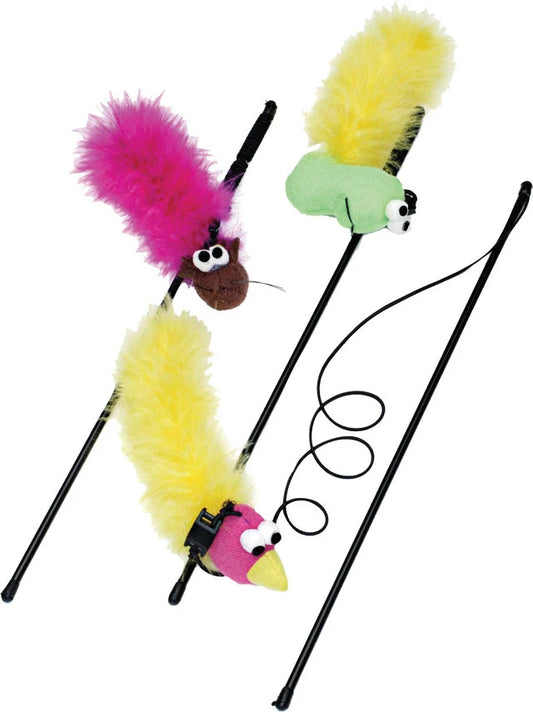 Spot Feather Boa Teaser Wand