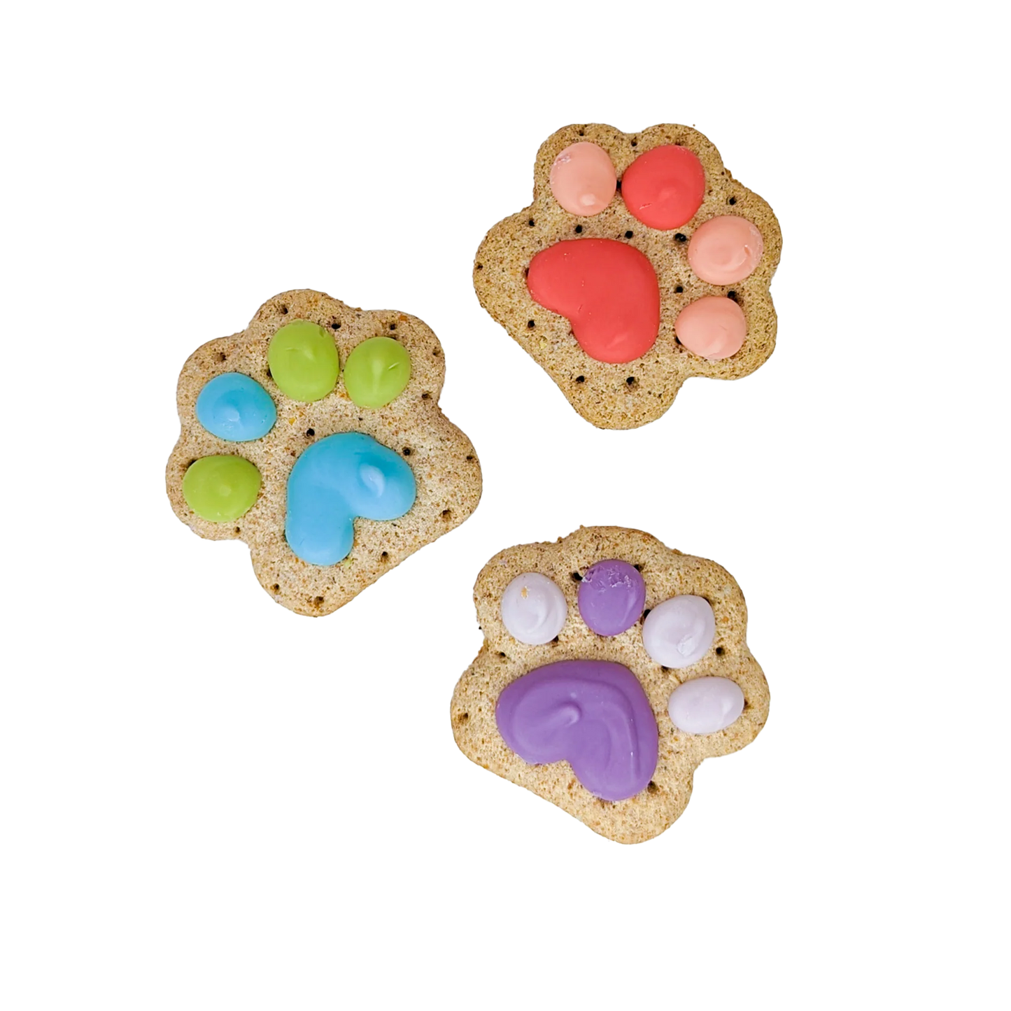 Mini Paw Birthday Cookies