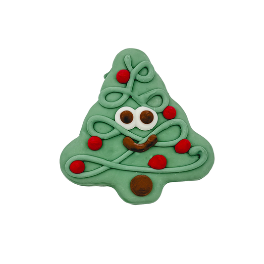 Happy Tree Christmas Cookie