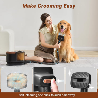 Bunfly Pet Grooming Kit & Vacuum