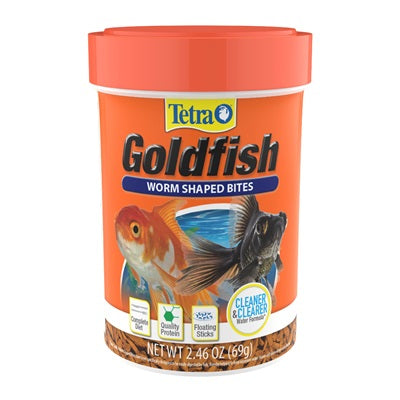 Goldfish Worm-Shaped Bites
