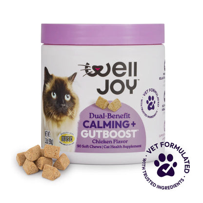 Welljoy Calming + Gutboost Cat Supplement