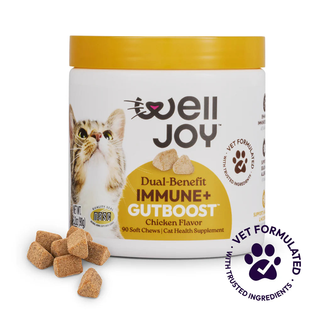 Welljoy Immune + Gutboost Cat Supplement
