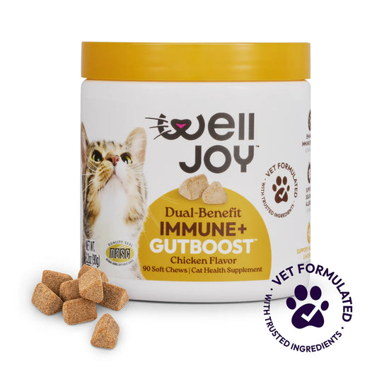 Welljoy Immune + Gutboost Cat Supplement