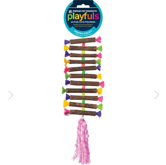 Tropical Teasers Twisting Sticks Bird Toy