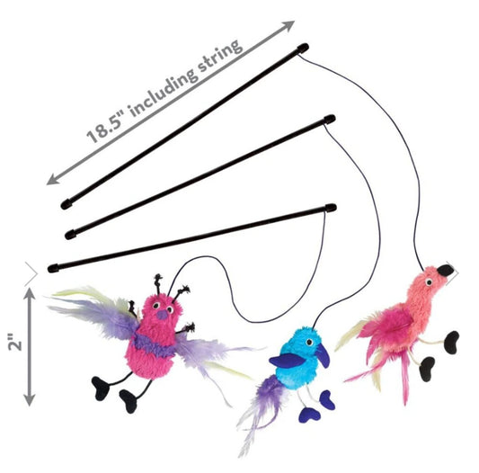 Kong Feather Teaser Wand