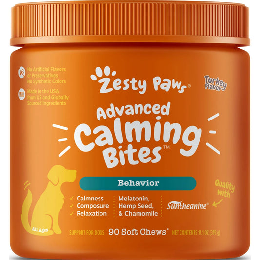 Zesty Paws Advanced Calming Bites