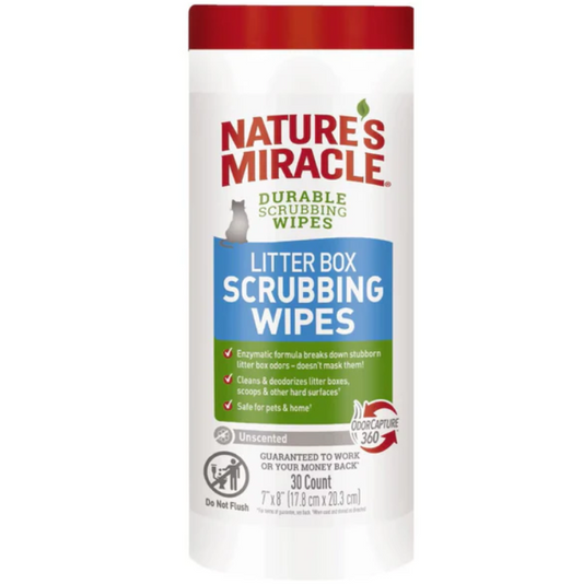 Nature's Miracle Litter Box Scrubbing Wipes