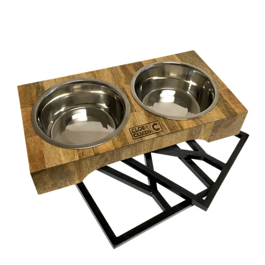 Adjustable Mango Wood Double Diner
