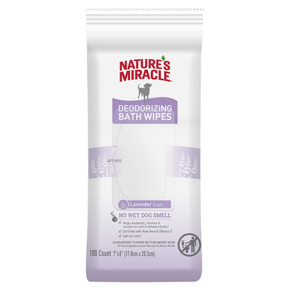 Nature's Miracle Deodorizing Bath Wipes