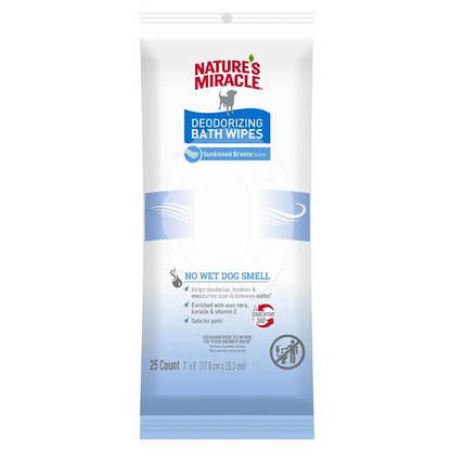 Nature's Miracle Deodorizing Bath Wipes