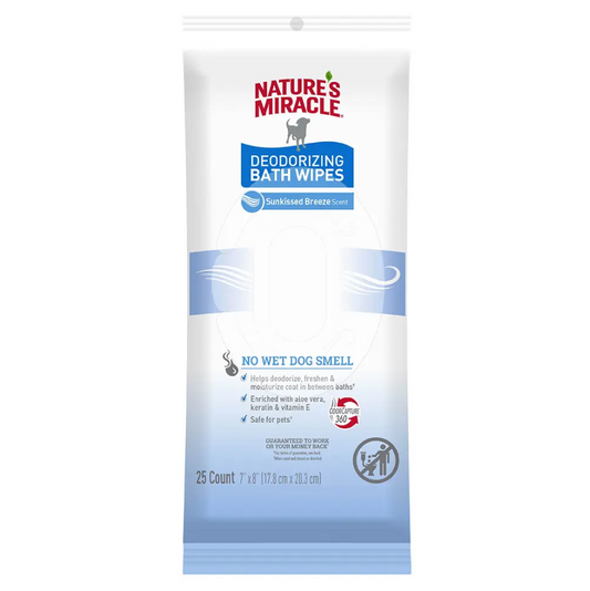 Nature's Miracle Deodorizing Bath Wipes
