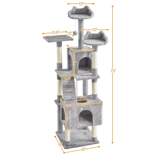 Deluxe Multi Level Cat Tree