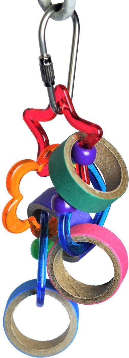 A&E Happy Beaks Keet Rings Toy