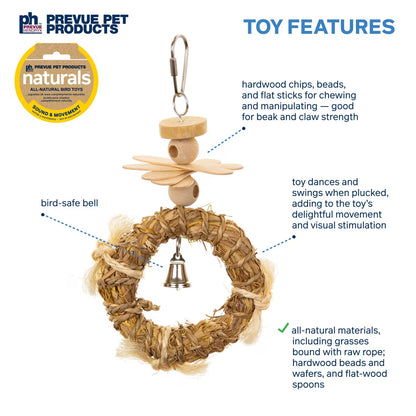Naturals Crown Bird Toy