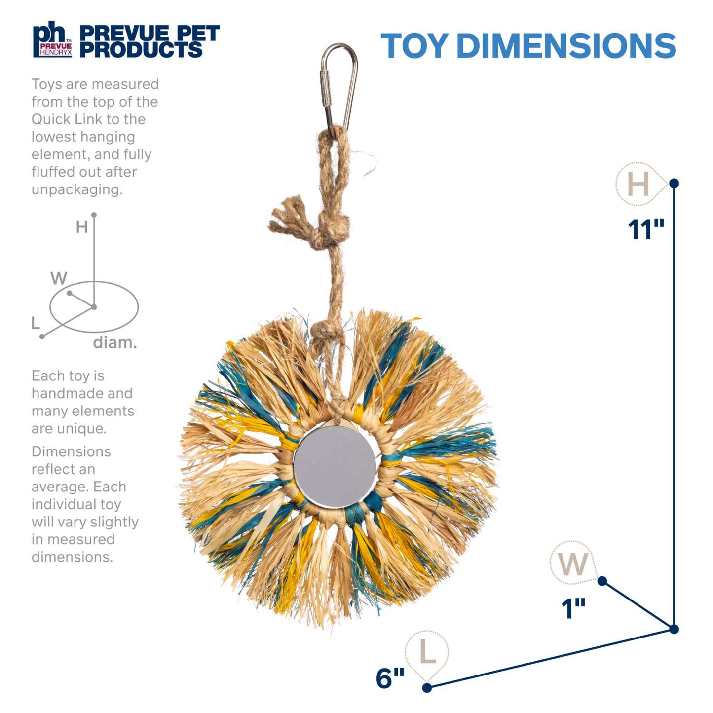 Sunburst Bird Toy