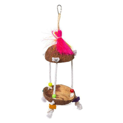 Tiki Hut Bird Toy