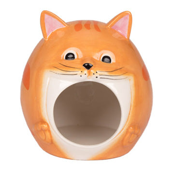 Tabby Cat Hamster Hideout
