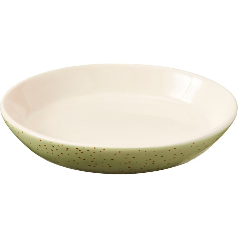 Spot Speckled Stoneware Cat Dish