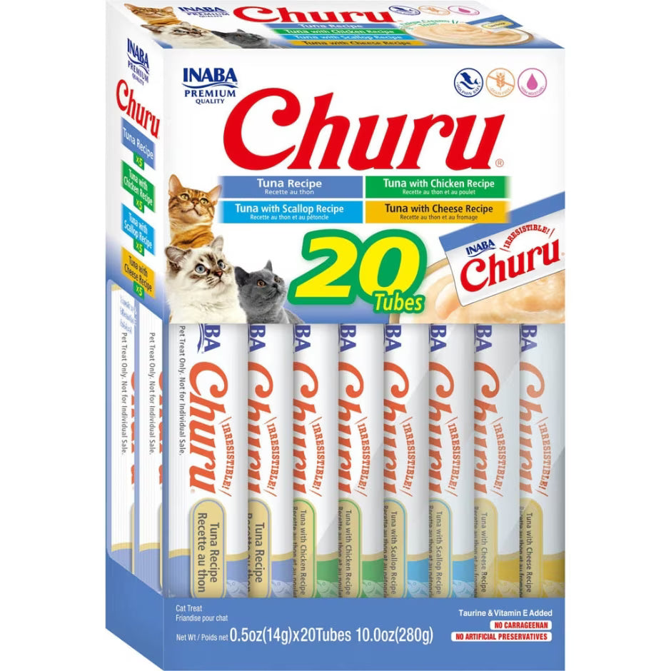 Inaba Churu Puree Cat Treats 20pk