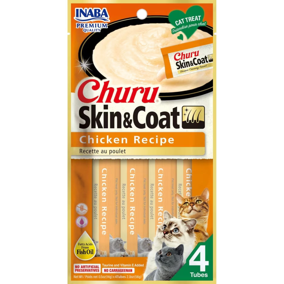 Inaba Churu Puree Cat Treats 4pks