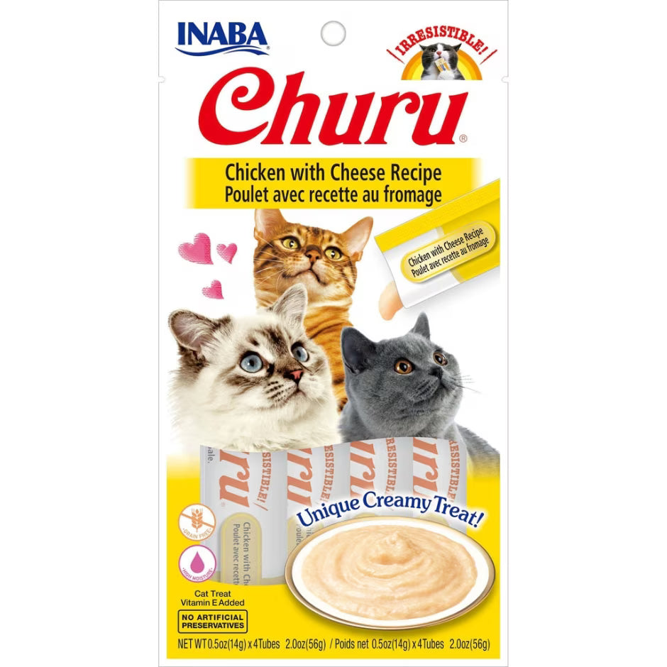 Inaba Churu Puree Cat Treats 4pks